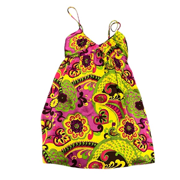 Molly New York Vibrant Multicolor Sleeveless Dress Size 2 - Picture 2 of 6